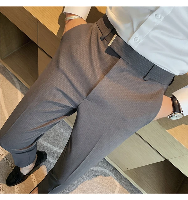 2021 Wedding Dress Pants For Men Business Suit Pant Casual Slim Formal  Pants Pantalon Costume Men Suit Trousers Plus Size 29-36 - Suit Pants -  AliExpress