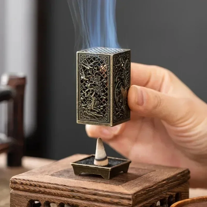 Xiangyun Incense Burner Small Alloy Indoor Use Aromatherapy Home