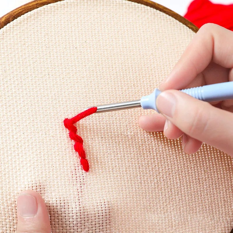바느질 원단 부드러운 바느질 펀치 니들 키트 DIY 자수 고품질 수제 공예품 선물용 자수 애호가를 위한 공예품
