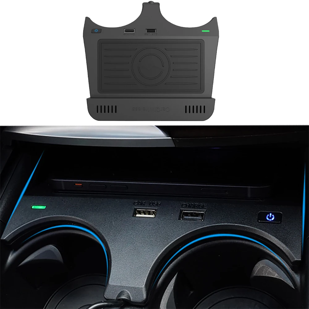 BMW G30 5シリーズ　ワイヤレス充電器 ブラック Qi対応 Amazon.co.jp: 2021革新版 車載 ワイヤレス充電器 BMW 5シリーズ