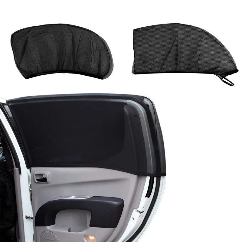 Mesh Sun Visor Protection Window Films Car Sun Shade 2/4pc Styling Accessories Auto UV Protect Curtain Side Window