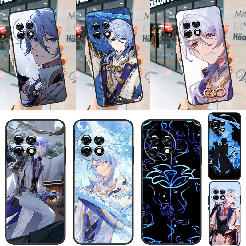 Stylish Genshin Impact Kamisato Ayato Protective Phone Case
