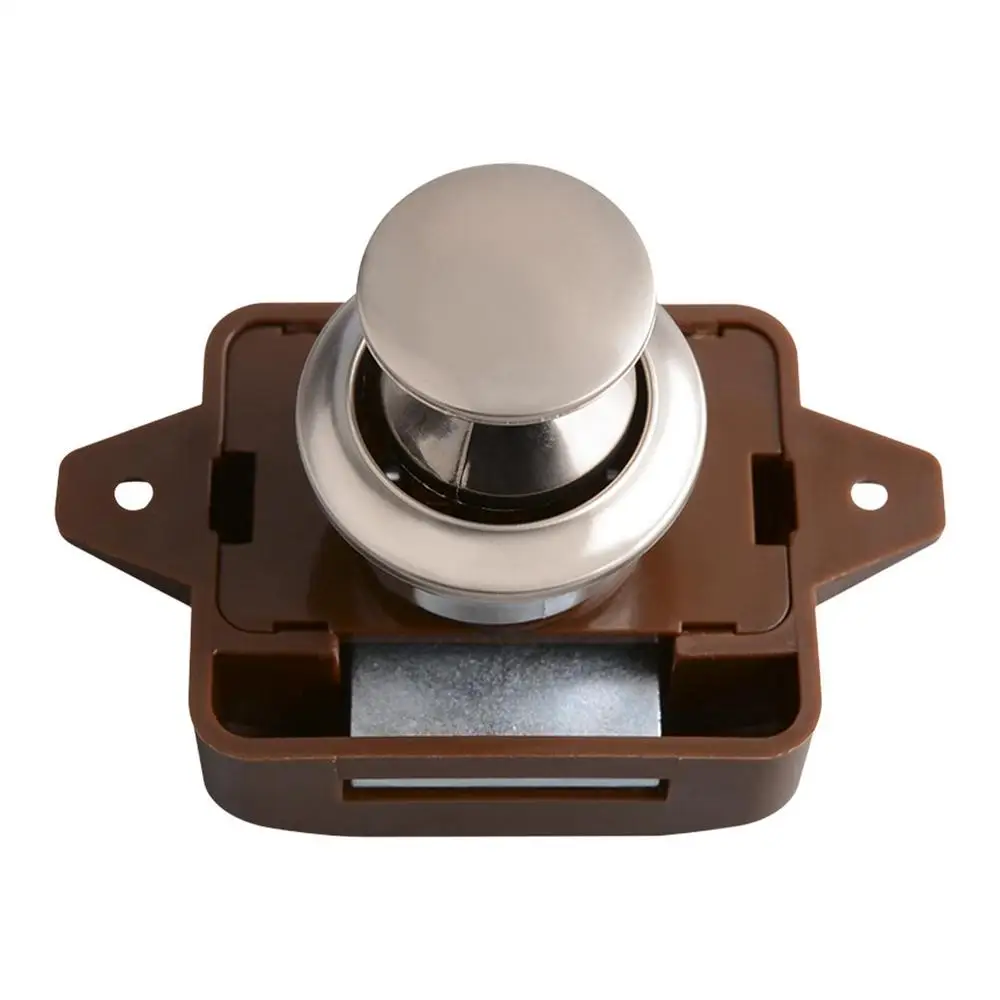 Camping Auto Push-Lock Keyless Zink-legierung Taste Wohnmobile Van Caravan Wohnmobil Schlösser Möbel Schublade Schrank Türschloss Hardware – Detail 2