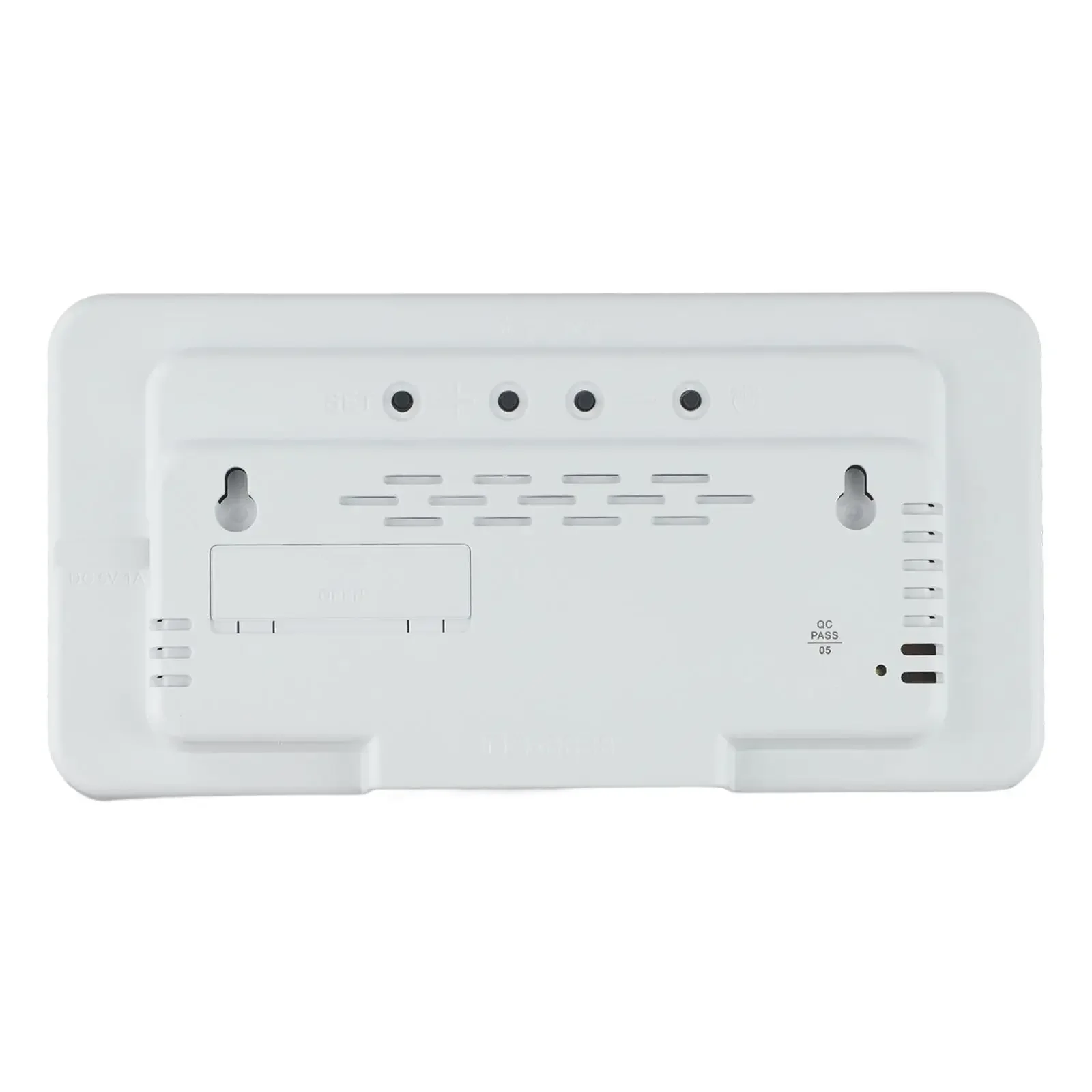 LED Digital Wall Clock Plastic Material USB Powered Voice-activated Wake-up AAA Battery Mode