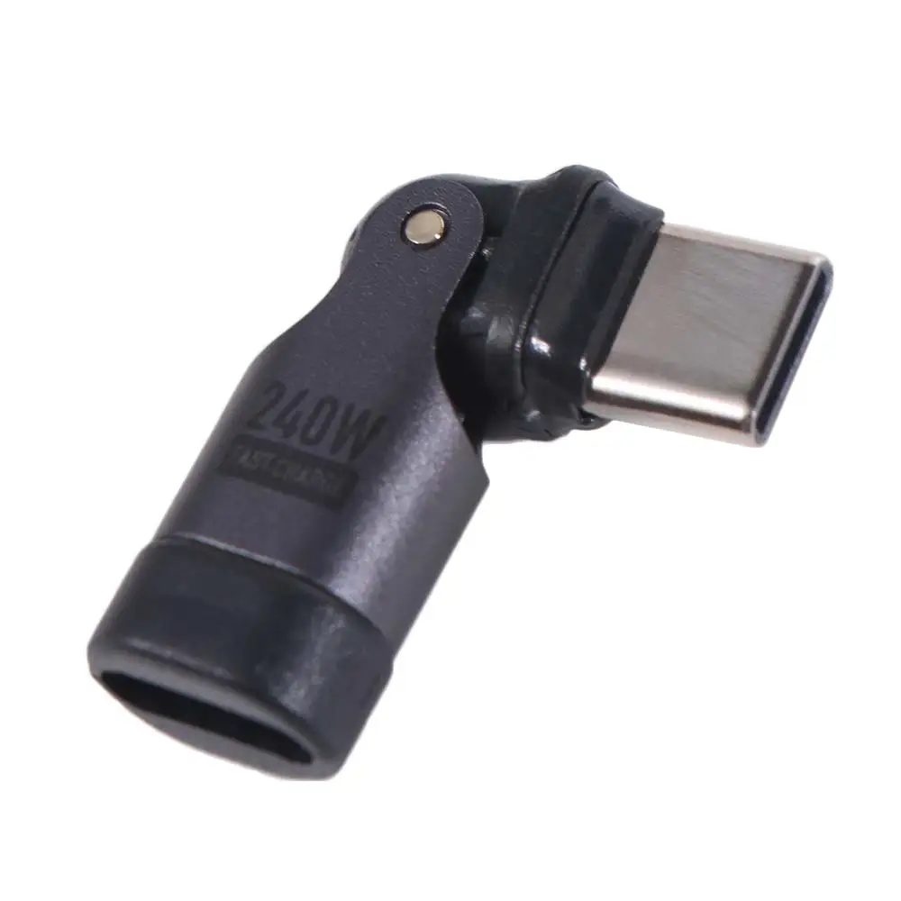 Ultra-Fast 240W USB Type C to USB-A Flexible Charging Adapter - 180 Degree Design