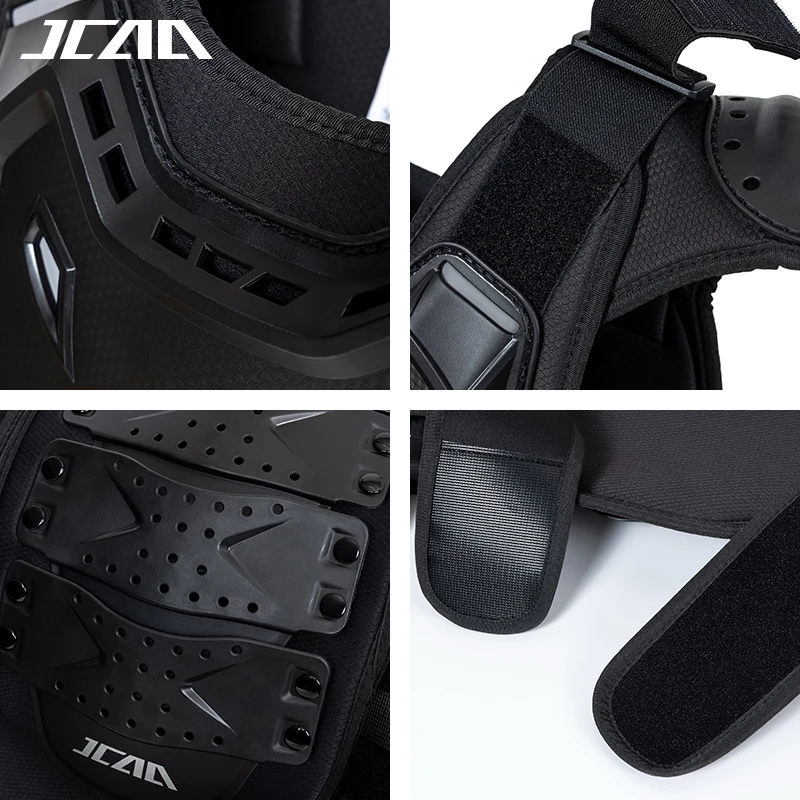 어린이용 오토바이 바디 아머 조끼, 모토크로스 MTB BMX 엔듀로 스케이트보드 스쿠터 스키용 가슴 및 등 보호대