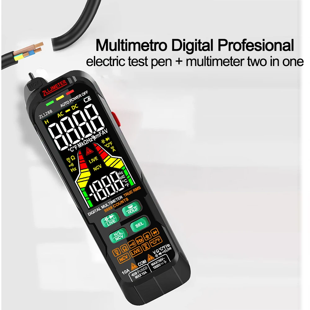 Digital Multimeter Multimeter Tester ZL128B USB Charge