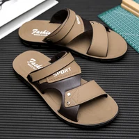 Été hommes sandales bout ouvert plat hommes chaussures décontractées en plein air marche sandales pour hommes chaussures de plage sandalias hombre hommes pantoufles 5