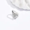 YCP New Original Design Fashion Trend Shining Micro-inlaid Zircon Green Eye Exotic Spirit Snake Ear Bone Clip Earrings 3