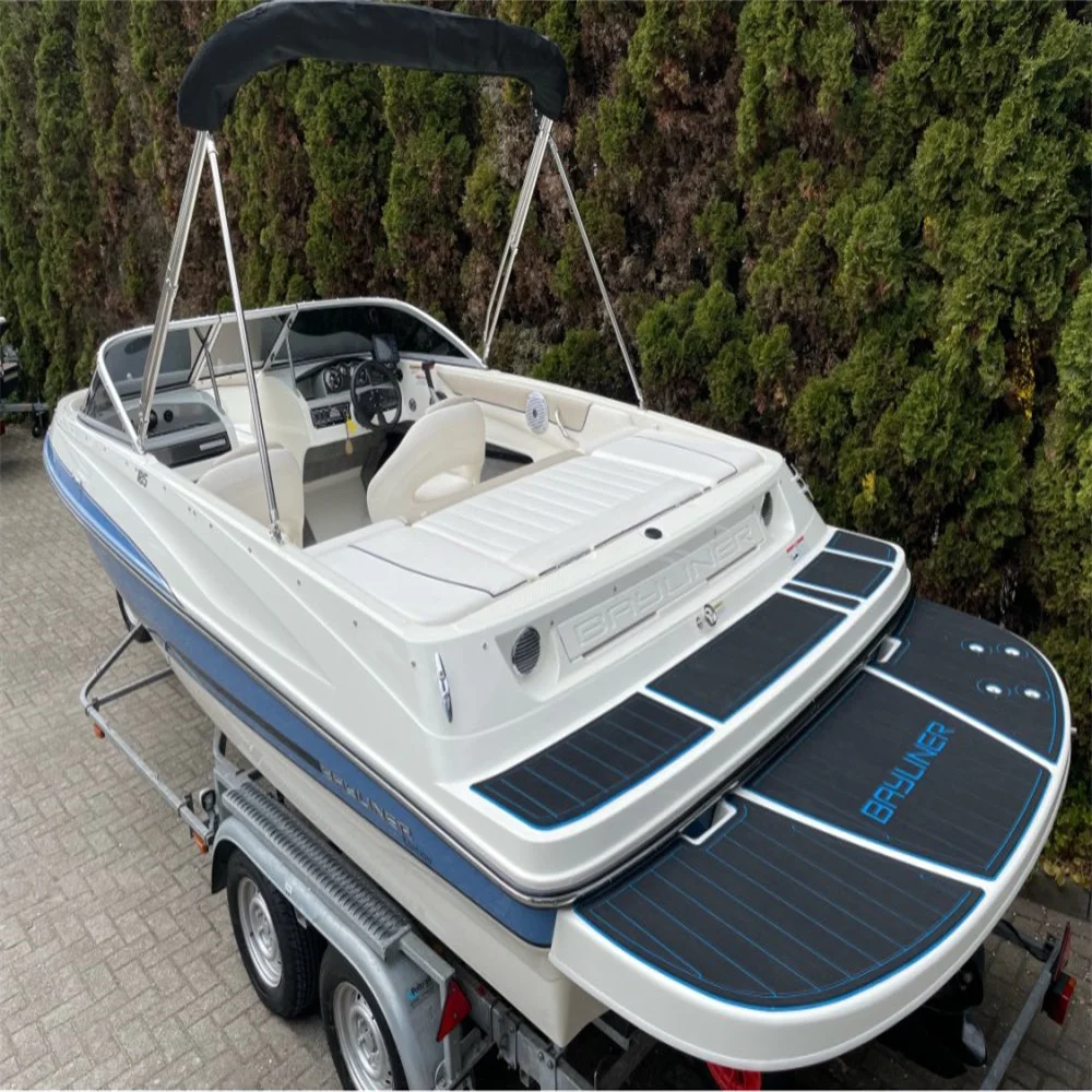 2014 Bayliner 185 Flight Swim Step Platform Boat EVA Foam Teak Flooring Pad Mat SeaDek MarineMat Gatorstep Style Self Adhesive