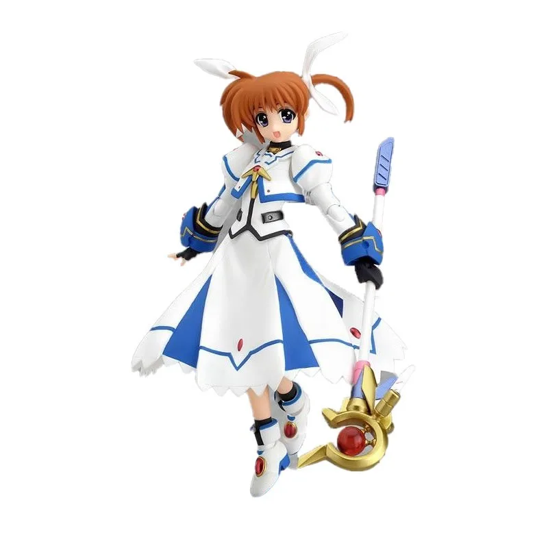 

In Stock Original Max Factory Figma 053 Yuuno Scrya Nanoha Takamachi Magical Girl Lyrical Nanoha 12cm Model Animation Character