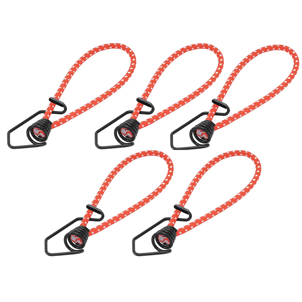 

Tent Elastic Rope Cord Hook 5Pc Set Coating Processing of the Hook Practical Accessory for Fixing Objects Latex Material