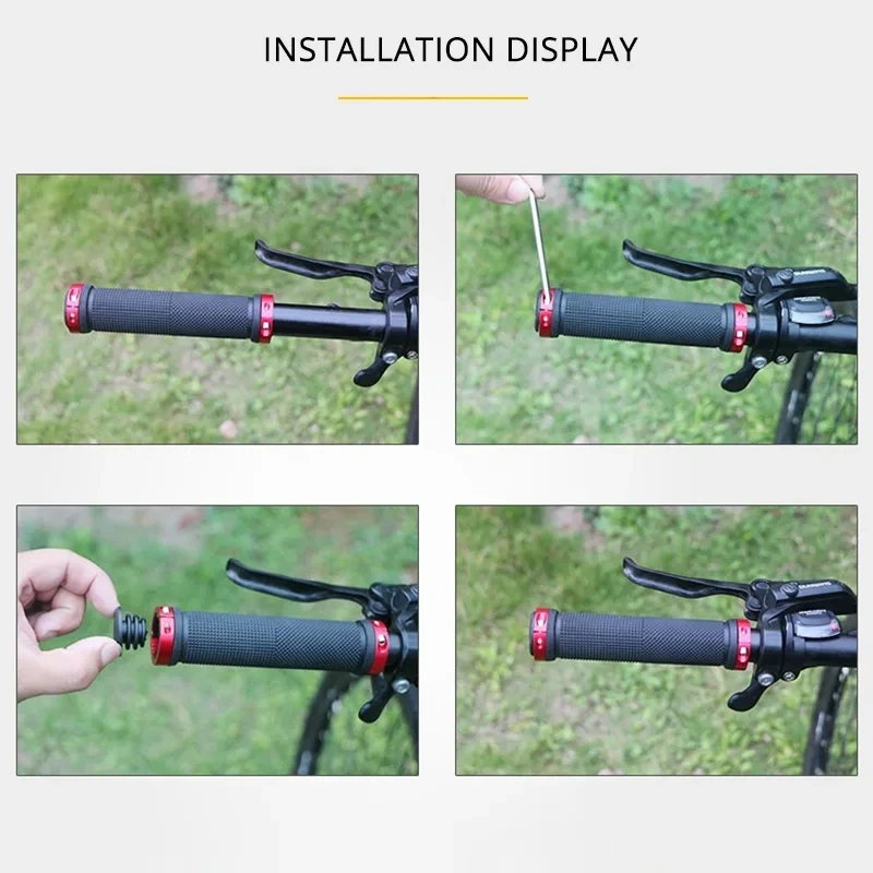 Ergonomic Anti-Slip Bicycle Handlebar Grips for Mountain and BMX Bikes