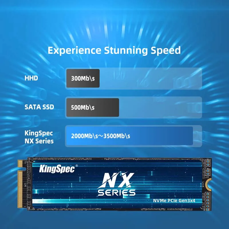 Фото KingSpec SSD M2 NVME 1 ТБ 2 ТБ 512 ГБ 256 ГБ SSD M.2 2280 PCIe 3,0 SSD NVMe M2 Жесткий диск Внутренний твердотельный накопитель для портативных компьютеров Аксессуары для хранения №5