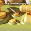 Cartoon Doll Machine Small Household Mini Clip Doll Boy and Girl Coin Operated Twisted Egg Toy Grab Doll Machine Birthday Gift 4