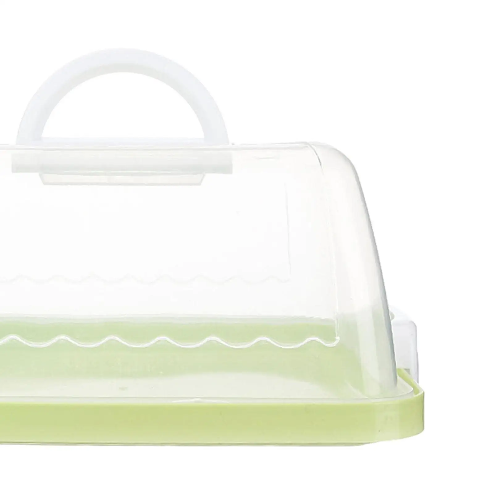 Pie Cake Carrier with Lid Multipurpose Muffin Tart Cookie Dessert Keeper Cake Stand for Picnic Party Cookies Cupcake Kitchen 5