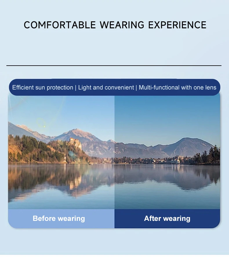 Side view of TR90 frame and nose pads