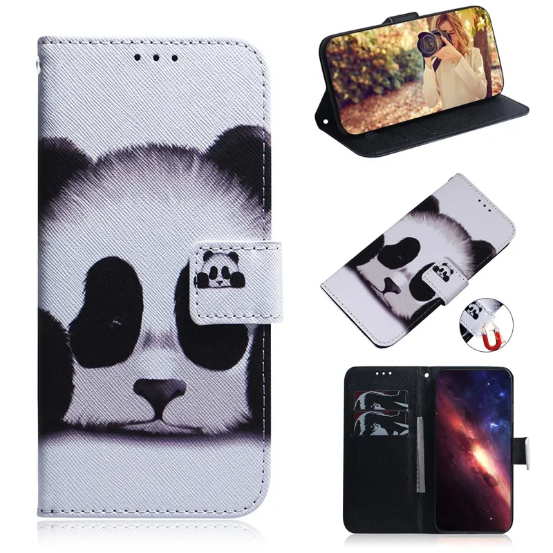 Elegant Painted Flip Leather Magnetic Phone Case – Premium Protection Cover with Stylish Design