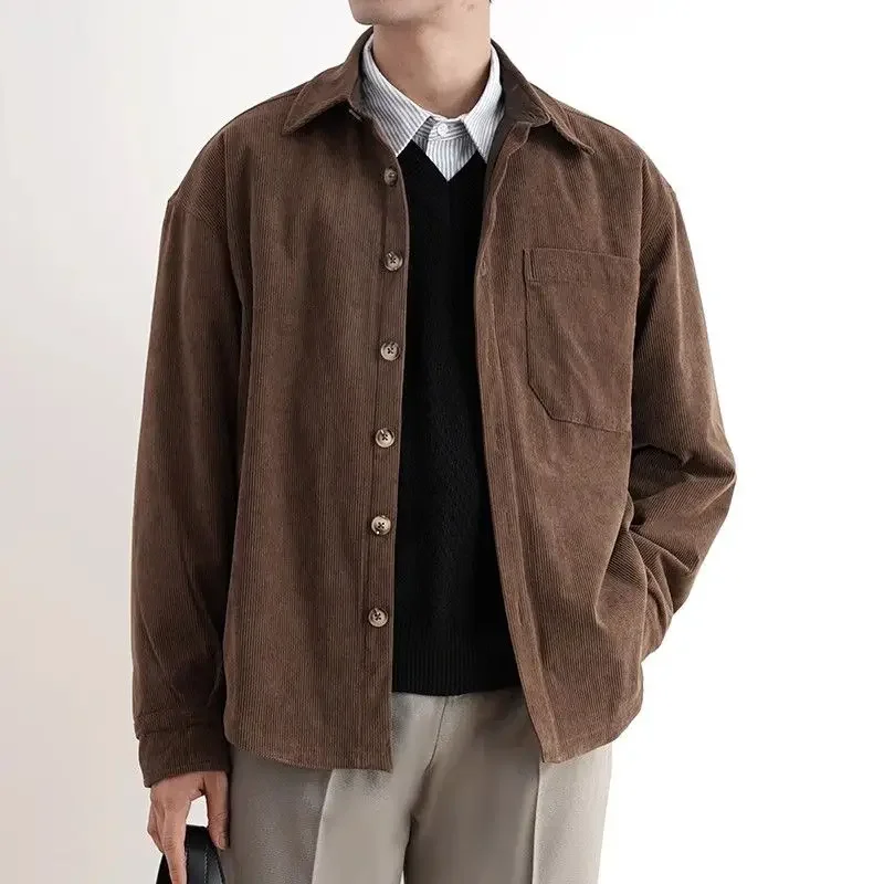 Early Autumn Simple Black V-neck Knitted Sweater Vest for Men Classic Fashion Harajuku Loose Casual All-match Inner Vest