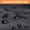 Square Garden Table Cover PU Waterproof Anti-UV Tear-Resistant 420D Oxford Patio Table Furniture Heavy Duty Protective Covers 2