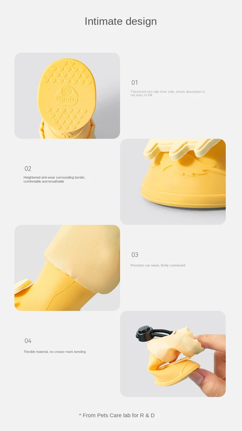 Sweet Waterproof Shoes With Novel Designs