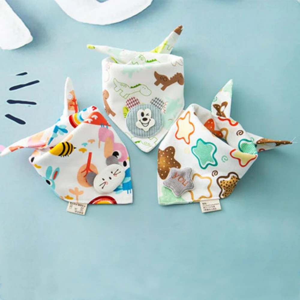 3 unidslote especial bebé niño niña Bandana algodón absor 3 unidslote especial bebé niño niña Bandana algodón absor