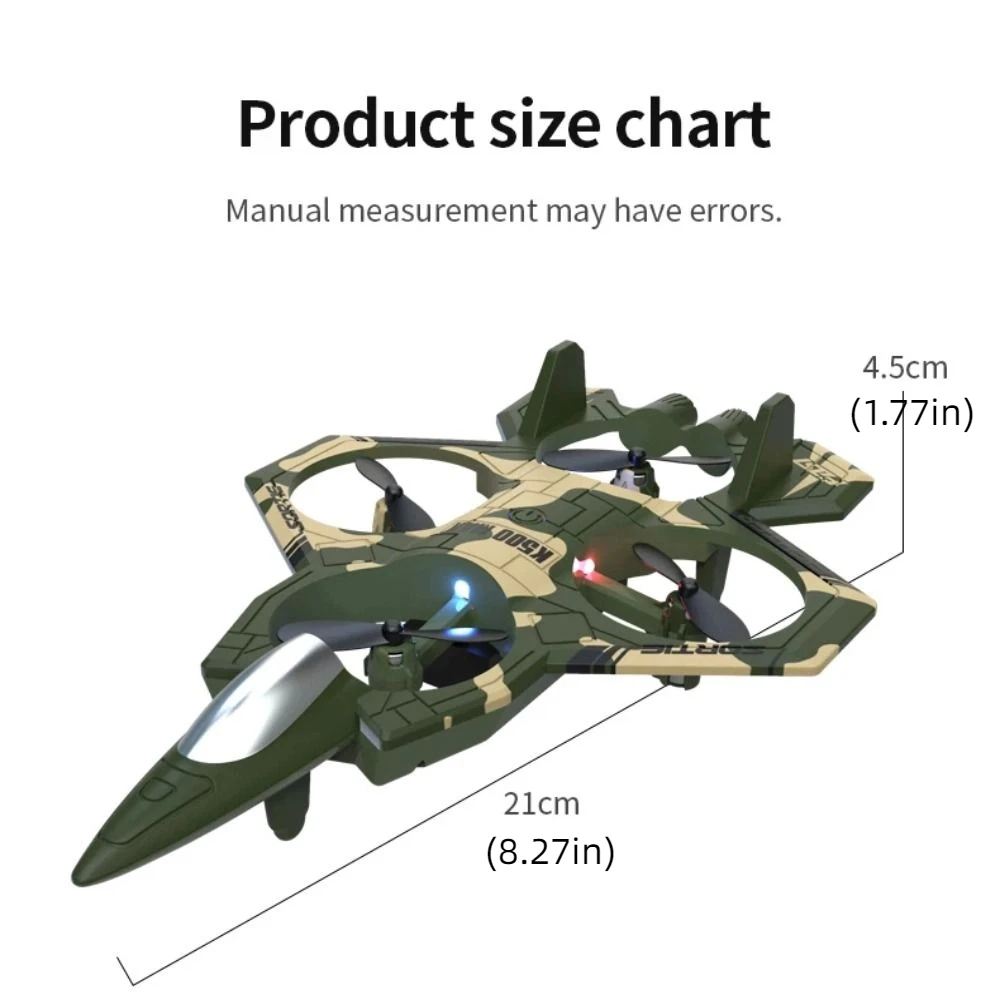 EPP Foam Remote Control Foam Fighter Gravity Sensing Rechargeable Four Motor Helicopter with Light Durable RC Hobby Jet Plane