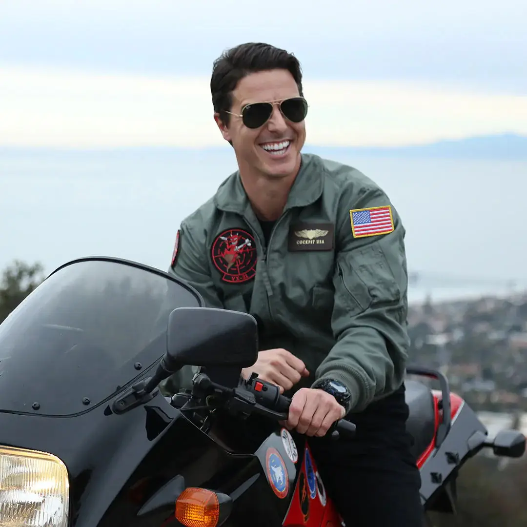 Aviator Jacket for Men - TOP GUN Patched Military Thin Jacket - true deals club
