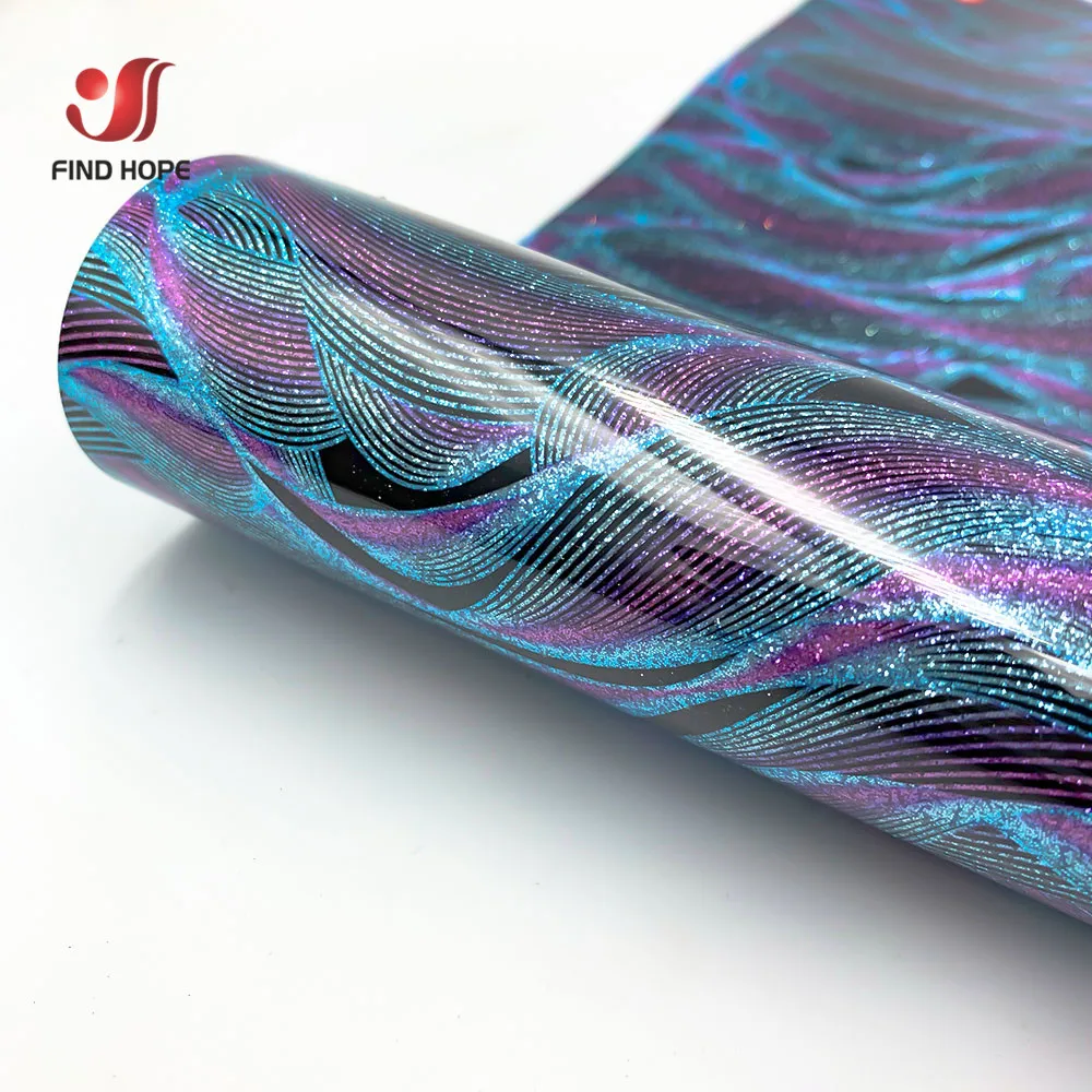 Vibrant Glitter Heat Transfer Vinyl for DIY T-Shirts and Gifts - 38 Assorted Colors