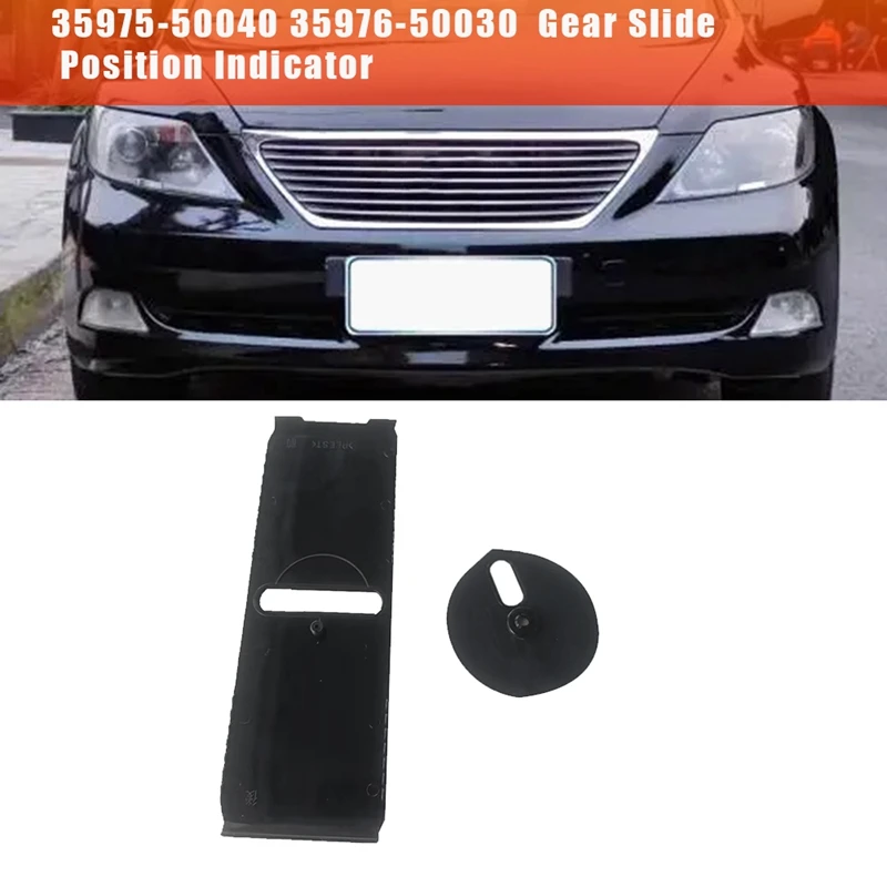 

Gear Shift Lever Panel Gear Cover Slide Black For Position Indicator For Toyota Lexus LS460L 600HL 2006-2012 Shifter Dust Cap