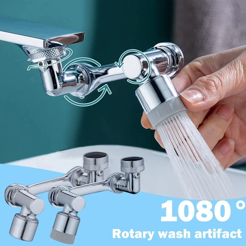 Universal Faucet Extenders 1080° Faucet Aerator Washbasin Tap Extender