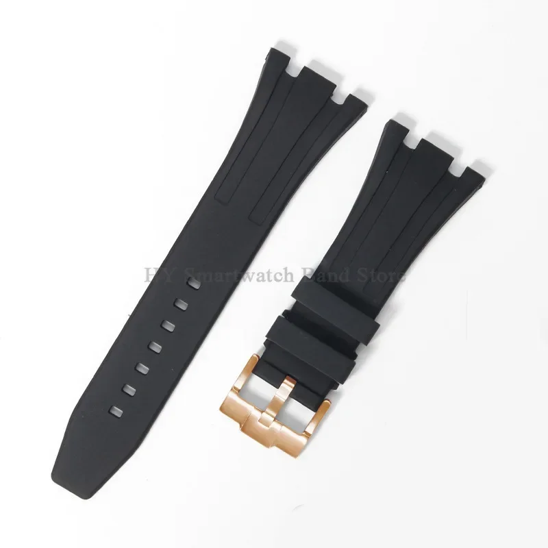 Rubber Waterproof Wristband with Metal Buckle