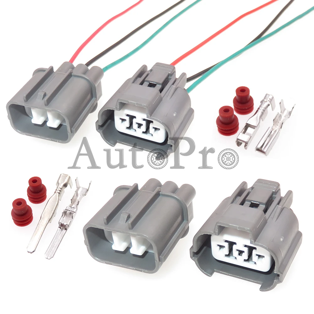 

1 Set 3 Hole 6189-0130 6181-0071 Auto Headlight Male Female Docking Sockets Car Motor Waterproof Wire Connector