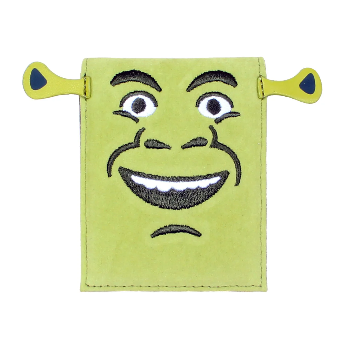 High quality embroidered green men's wallet, stylish and personalized women's card holder