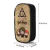Harrys Potters Magic School Pencil Cases Pen Holder Bags for Student Big Capacity Students School Zipper Pencilcases 3