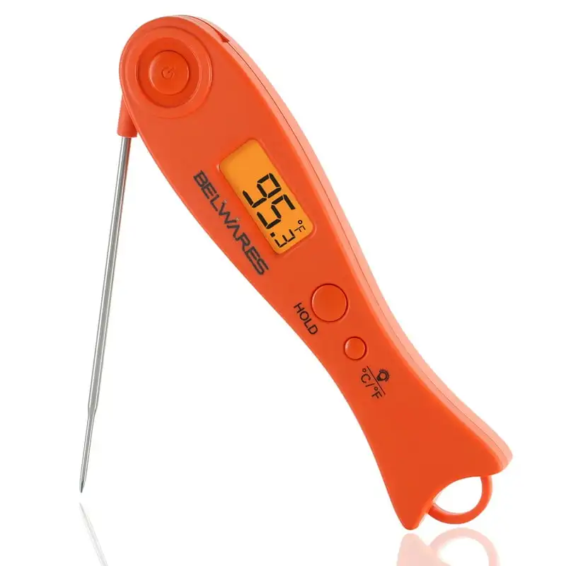 

Read Digital Food Meat Thermometer with Foldable Probe