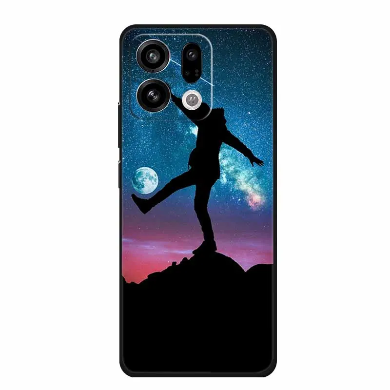 Sleek Black Silicone Soft Back Phone Case