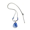 Game Love And Deepspace Rafayel Necklace Blue Shell Pendant Choker Chain Unisex Cosplay Prop Jewelry Couple Gifts 3