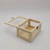 Handmade Wooden Glass Storage Box, Cosmetics/Jewlery Display Box, Creative Household Table Organizer 5