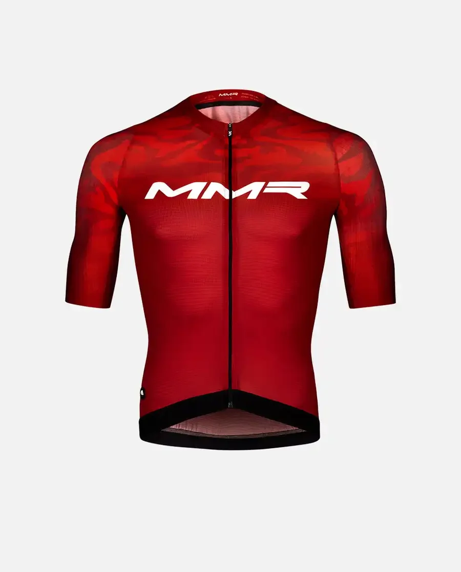 LASER CUT MMR TEAM 3 COLORS SHORT SLEEVE CYCLING JERSEY SUMMER CYCLING WEAR ROPA CICLISMO WITH POWER BAND