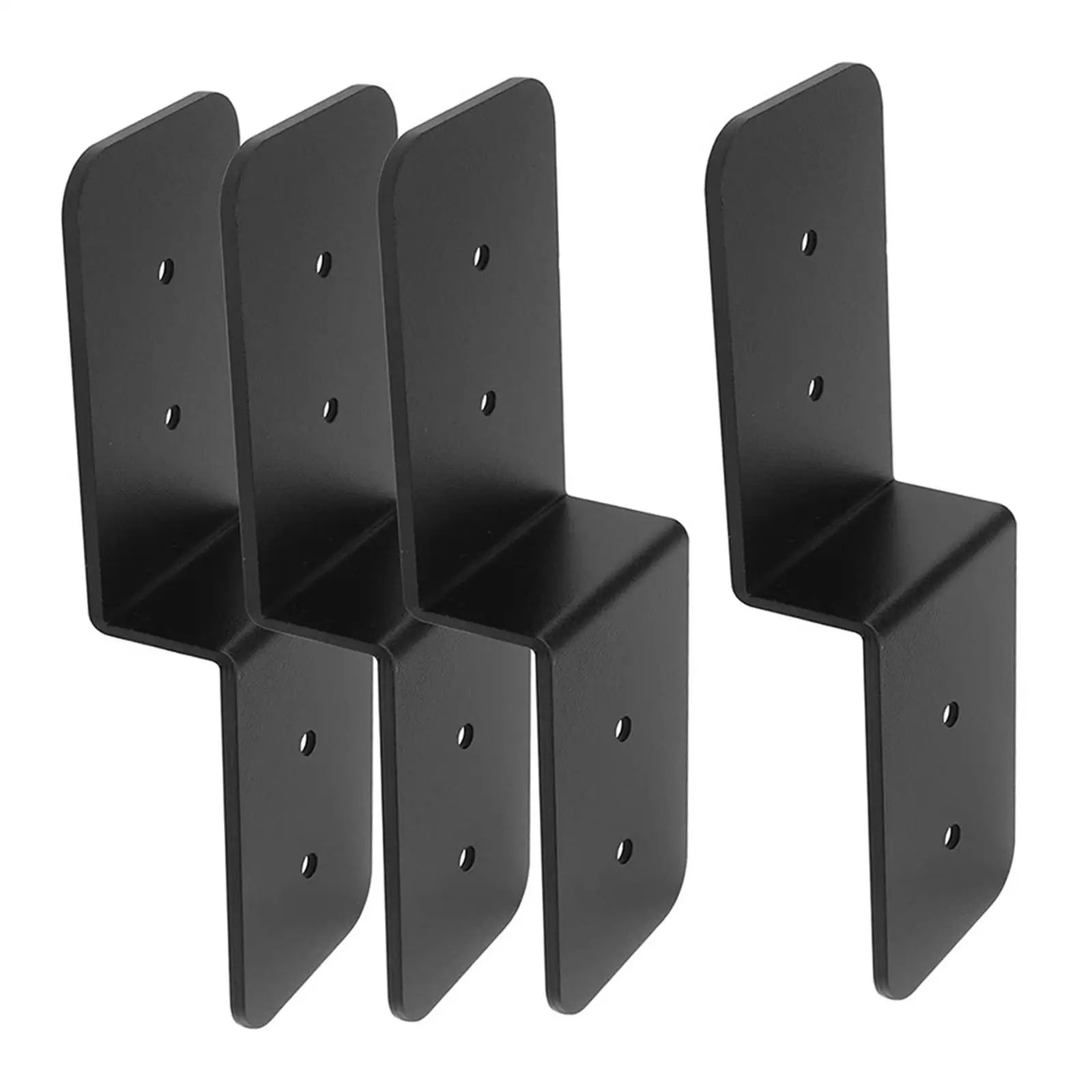 4x Post to Beam Z Brackets Pergola Brackets for Trusses Wood Shelves Shed