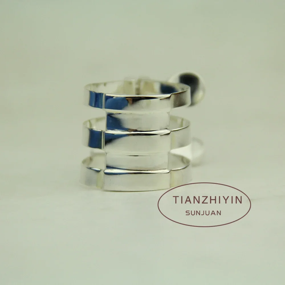 1 Pz Perfetto Bellissimo Sassofono Contralto Eb Legatura Sax Parti 2-Vite Contralto Sassofono Legatura Parte Sax