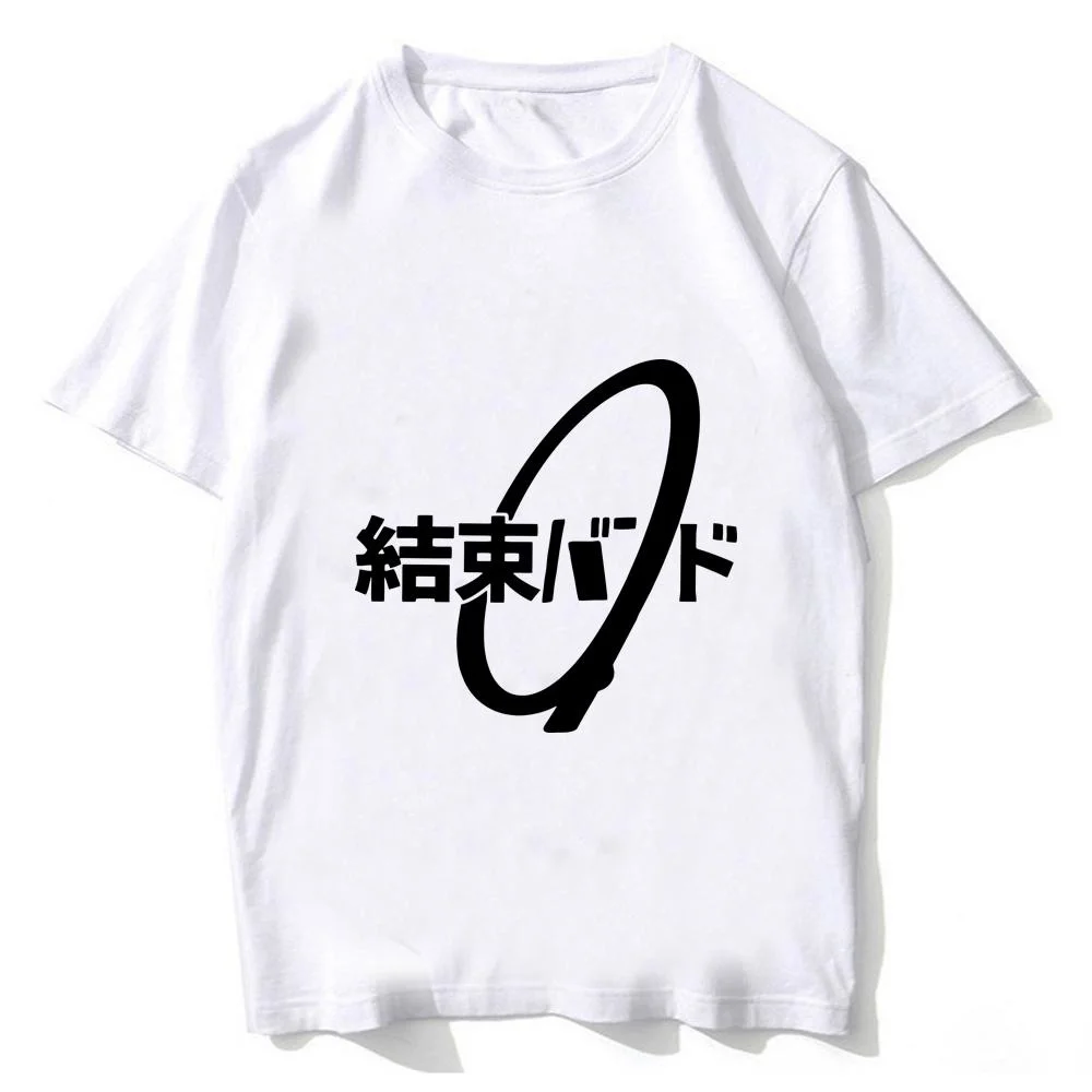 

Bocchi the Rock! Hitori Bocchi Pure Cotton EU size top graphic comic summer men top Japanese man clothes