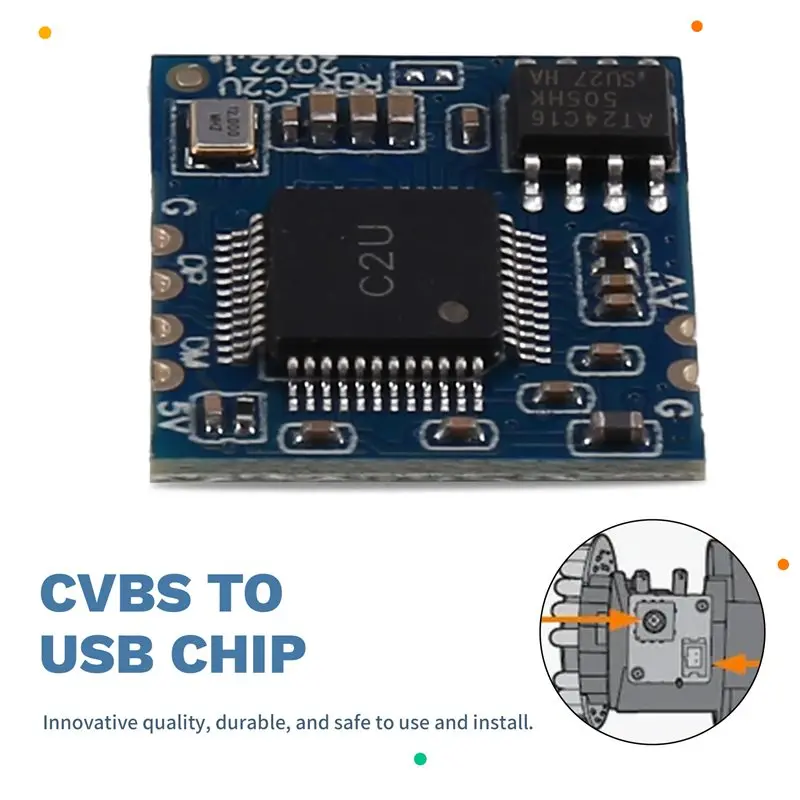 L93A-USB 카메라 모듈 아날로그 AV 비디오를 디지털 CVBS로 변환하는 UVC 드라이브 프리용 1PCS
