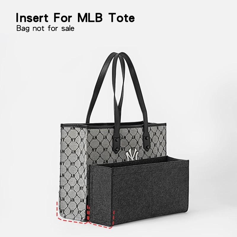 Suitable For MLB Tote Bag Inner Lining,Split Storage And Organizer  Support-Shaped Old Flower Shopping Bag In Bag Insert Bag