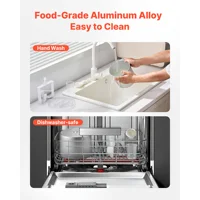 SucceBuy Machine à glace automatique de 2 litres avec compresseur intégré, sans pré-congélation, machine à gelato, sorbetière électrique, 3 modes, machine à glace à compresseur pour la cuisine à domicile 6
