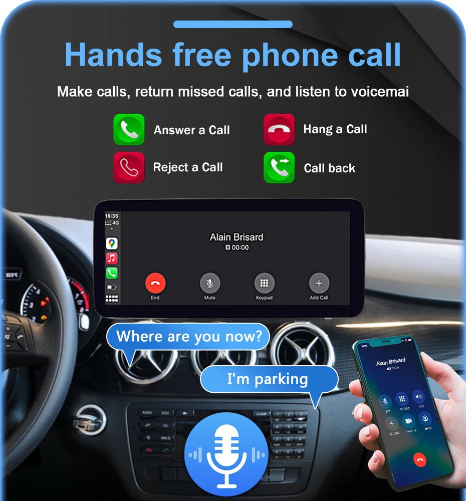 Auto Radio Drahtlose Carplay Android Auto 12,5 "Linux Multimedia Bildschirm Für Mercedes Benz B-Klasse W246 B180 B200 b220 2011-2018 – Detail 14