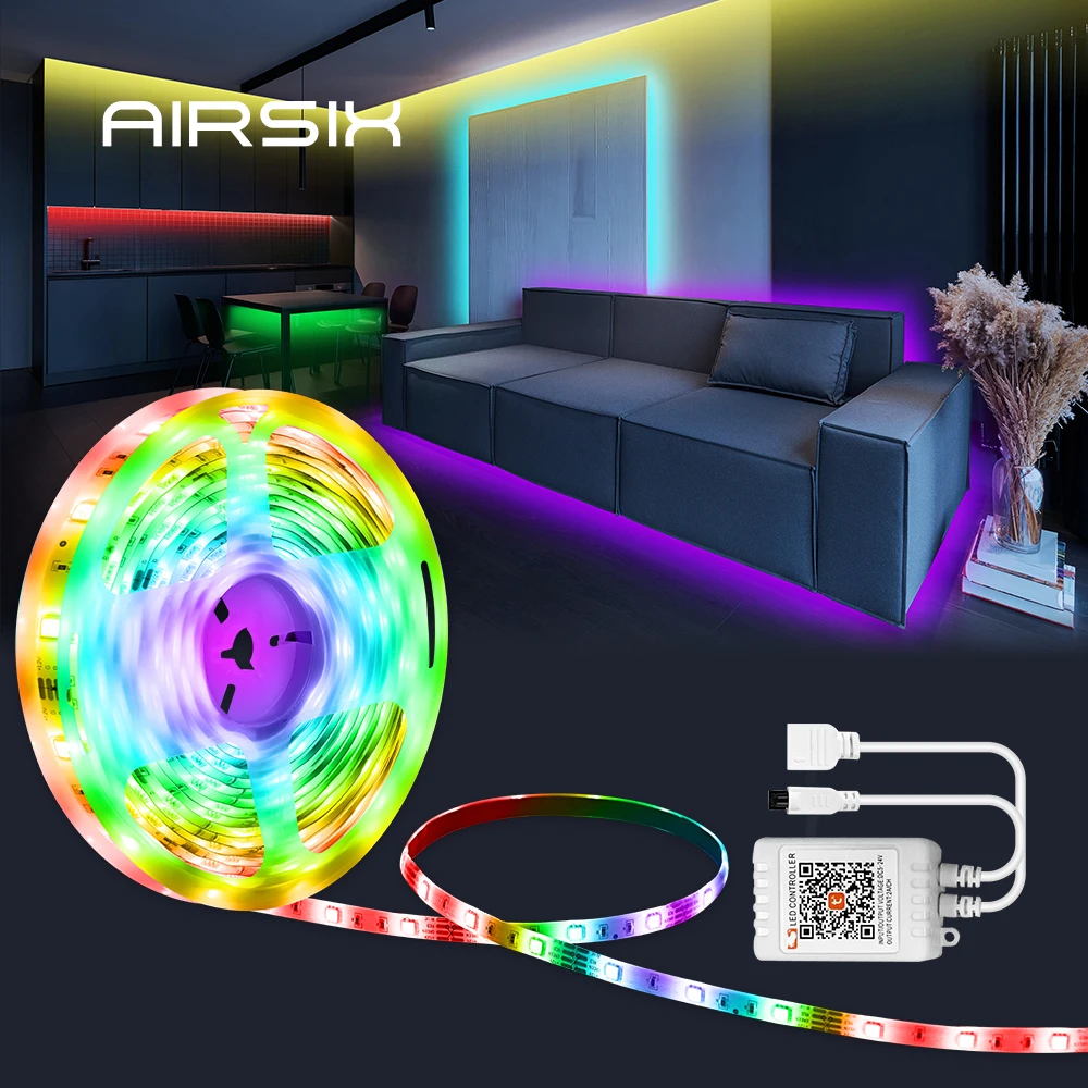 Светодиодная лента 5M-30M 5050 RGB Bluetooth USB Инфракрасный пульт дистанционного