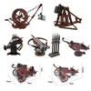 MOC Creative Expert Ideas Military Medieval Weapon Crossbow Catapult Crane Bricks Building Blocks DIY Toys for children gifts 1