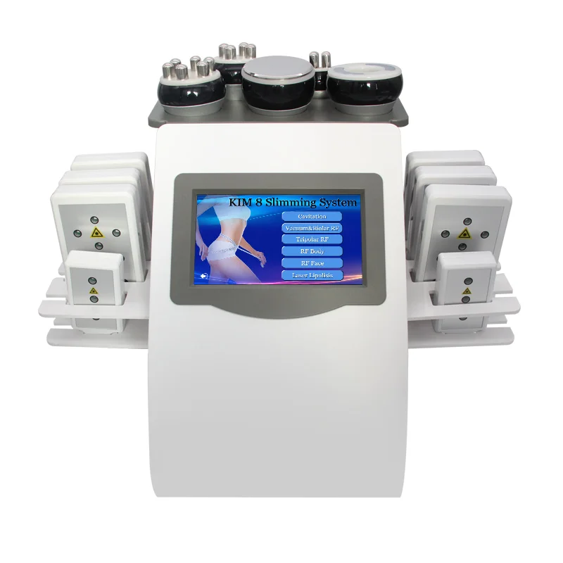 Il Più Nuovo Massaggiatore 40K 6 In 1 Per La Cavitazione A Radiofrequenza Del Viso Macchina Ad Ultrasuoni Lipolaser Laser Dimagrante Per Cellulite E G